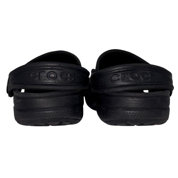 Crocs Classic Baby Toddler Clogs Black Size C 4/5 Comfort Slip On Water Friendly - Picture 5 of 9